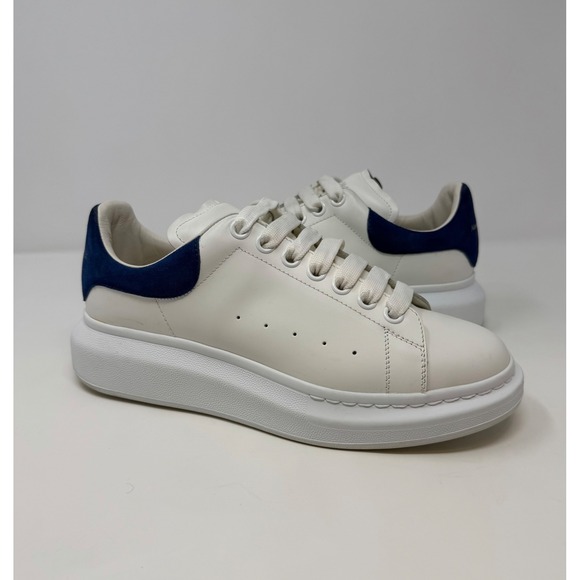 Alexander McQueen Other - Alexander McQueen Oversized Sneaker White/Blue Suede Size 7 US 40 EU